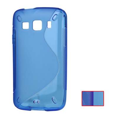 Силиконови гърбове Силиконови гърбове за Samsung Силиконов гръб ТПУ S-Case за Samsung Galaxy Xcover S5690 син